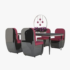 3D restaurant furniture 2