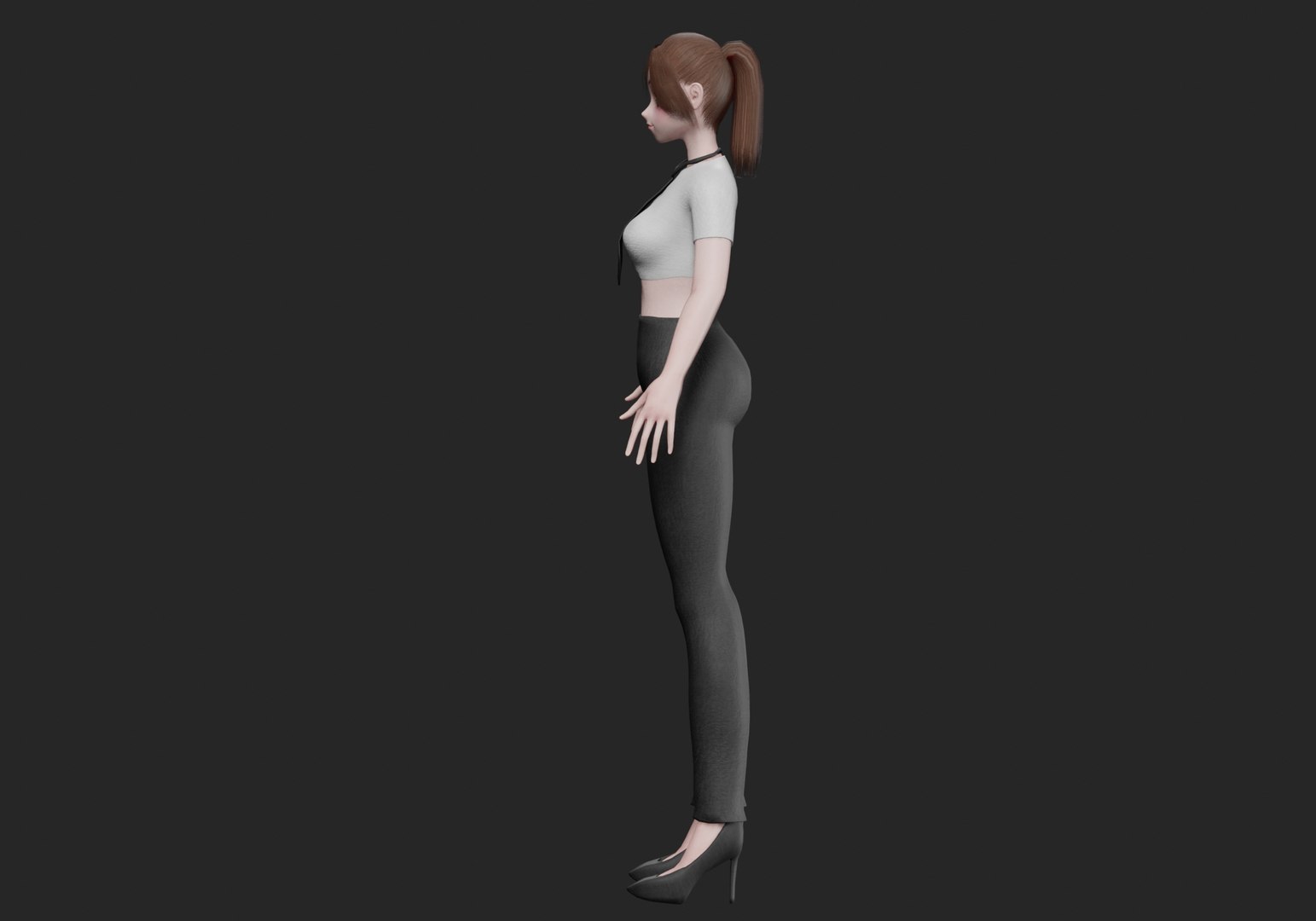 3D Cool Basic Girl V20601 - TurboSquid 2272535