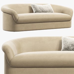 Sedilia Roll top Sofa 3D