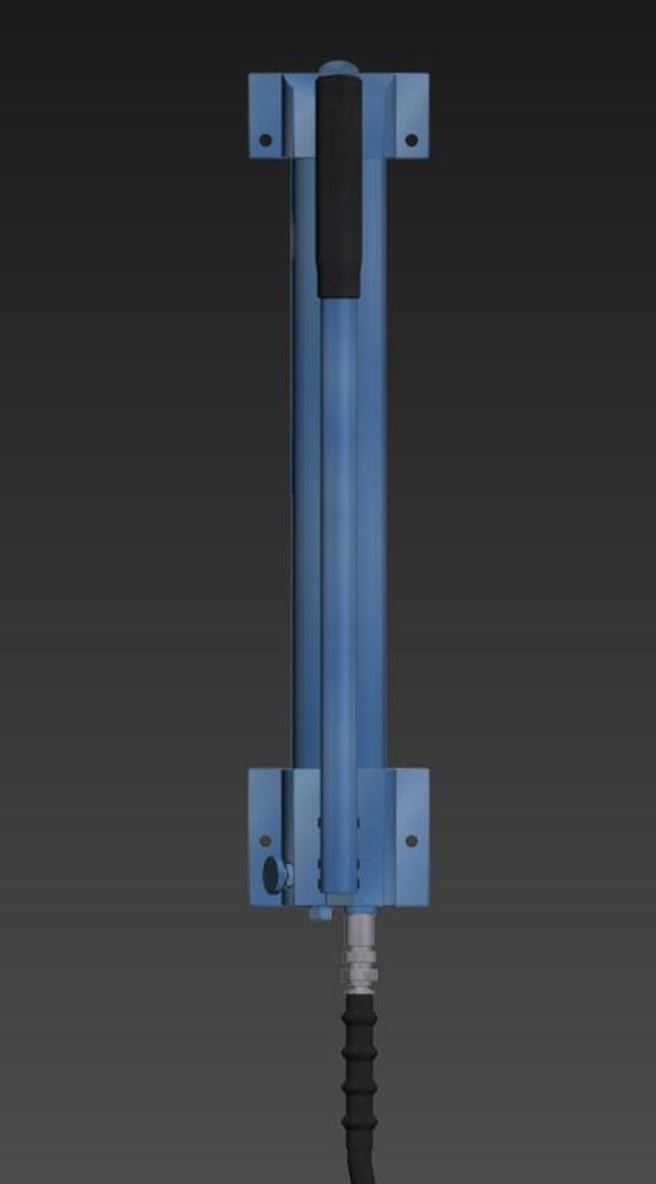 Hydraulic Hand Pump 3d Model