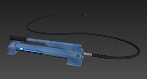 hydraulic hand pump 3d model