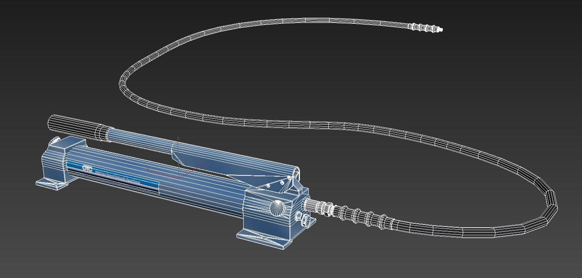 Hydraulic Hand Pump 3d Model