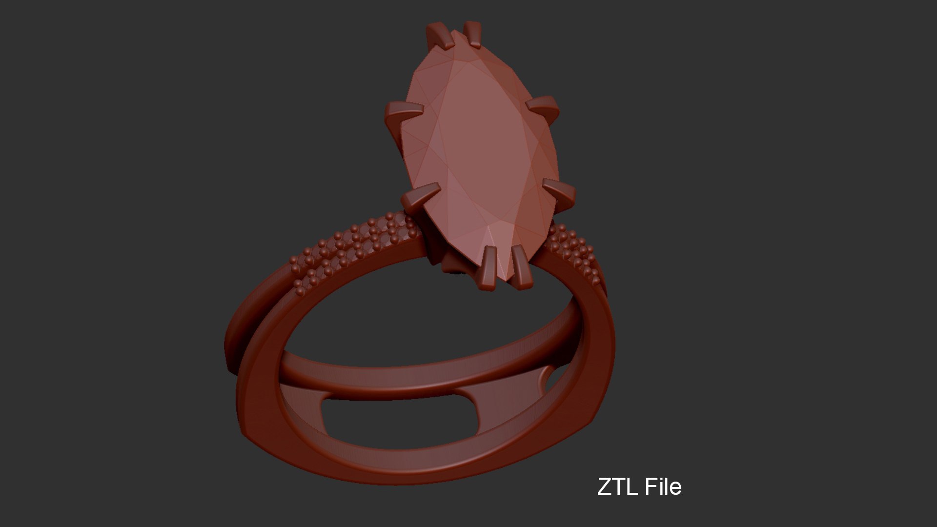 Marquise Ring EL-PV 3D Model - TurboSquid 1775979