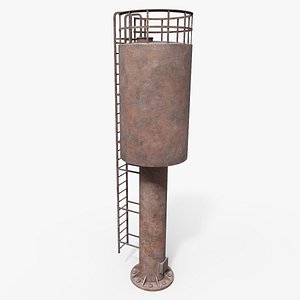 Old water tower 3D