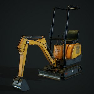 excavator 3D model