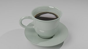 3D coffee cup ceramic