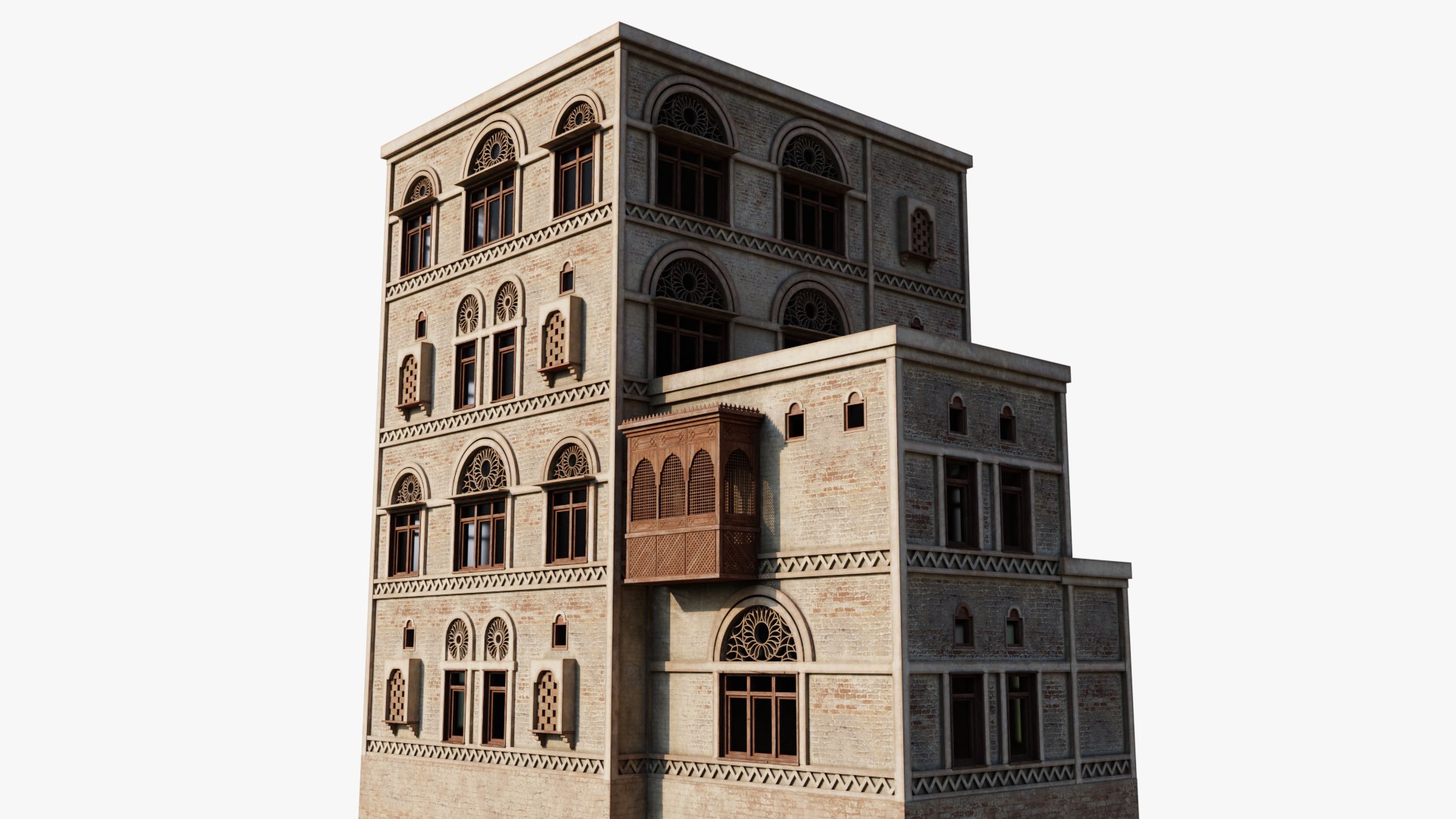 3D Yemen Apartment Building TurboSquid 2128692