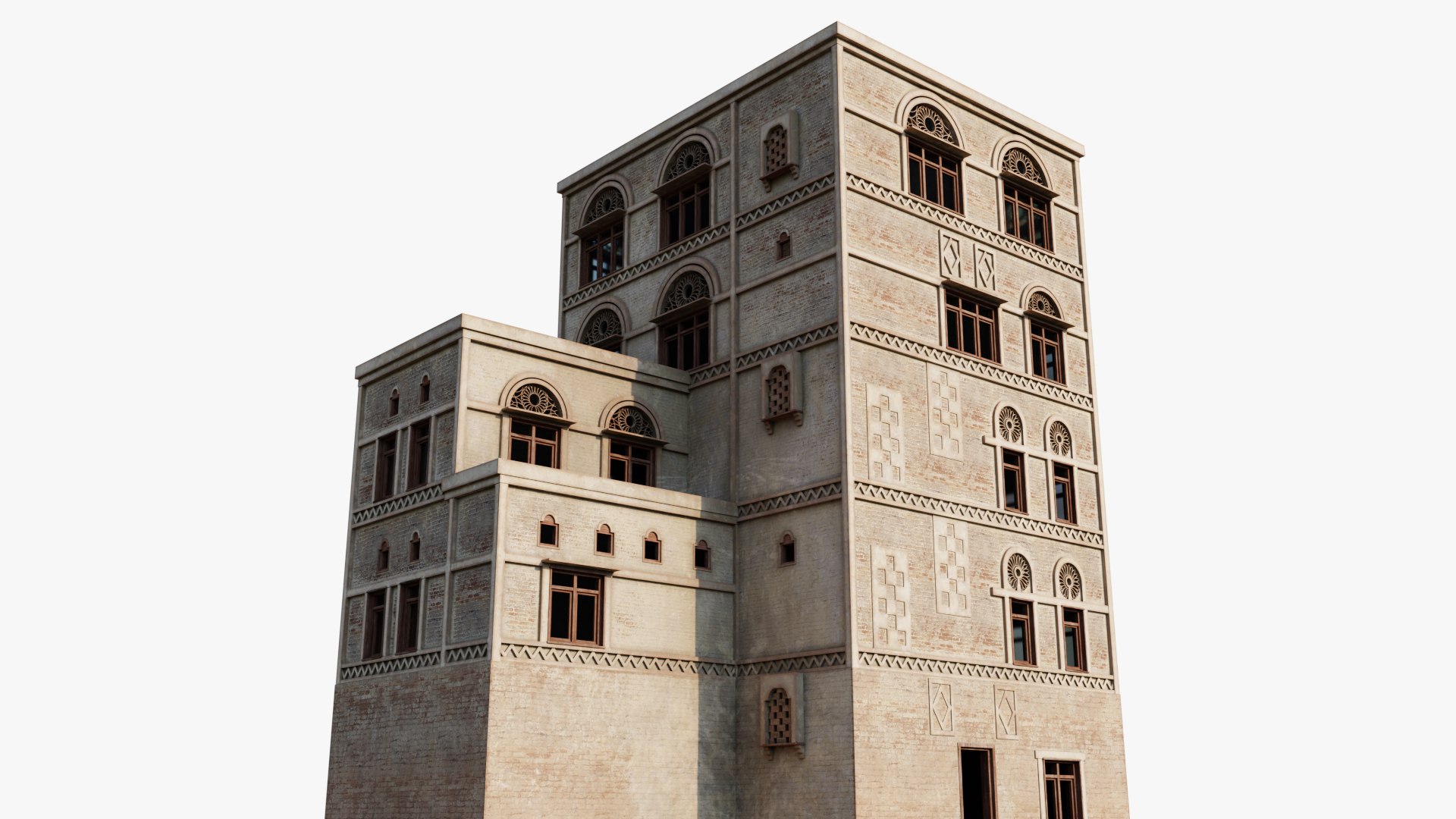 3D Yemen Apartment Building TurboSquid 2128692