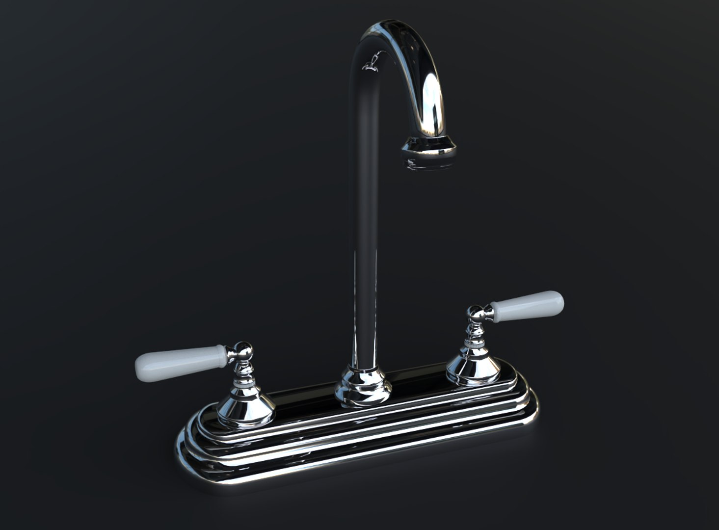 3D sink faucet TurboSquid 1686564