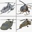 Collection d'hélicoptères militaires