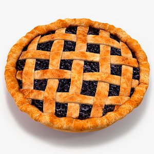 Blueberry Lattice Pie