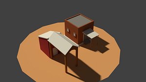 farm shed 3D
