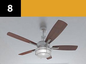 3d model ceiling fan 8