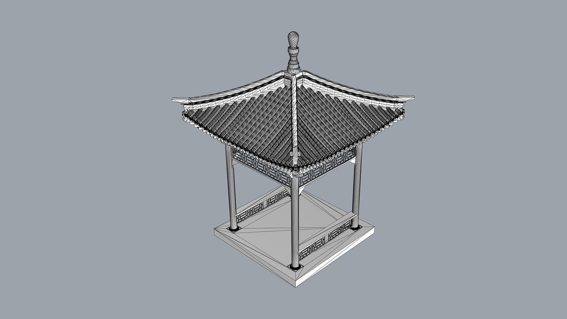 3D Traditional Chinese square pavilion https://p.turbosquid.com/ts-thumb/xh/aCgf9L/2o/9wire/jpg/1767445272/1920x1080/fit_q87/f15d4f44acc5af338d0e105ac67525d88fd90a84/9wire.jpg