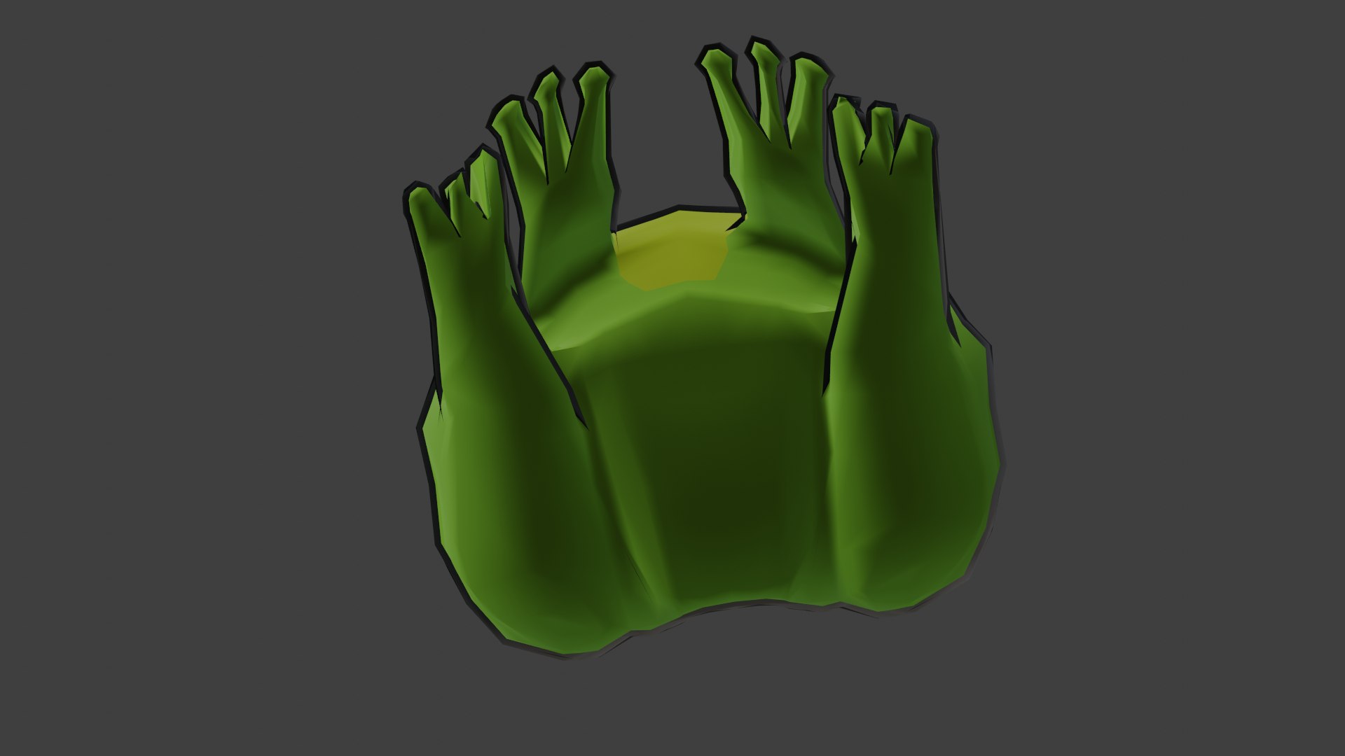 Cute Frog - Low-Poly And Cartoon 3D Model - TurboSquid 1959441