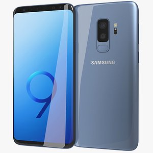 3D model realistic samsung galaxy s9