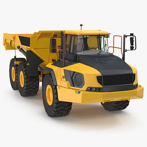 Articulated Dump Truck Rigged