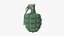 3D model Green Hand Grenade