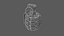 3D model Green Hand Grenade
