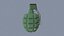 3D model Green Hand Grenade