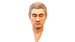 Takeshi Kitano renderable bust