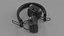 Marshall Headphones Black Rigged