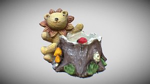 3D Flowerpot lion