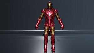 3D Ironman 1 low-poly