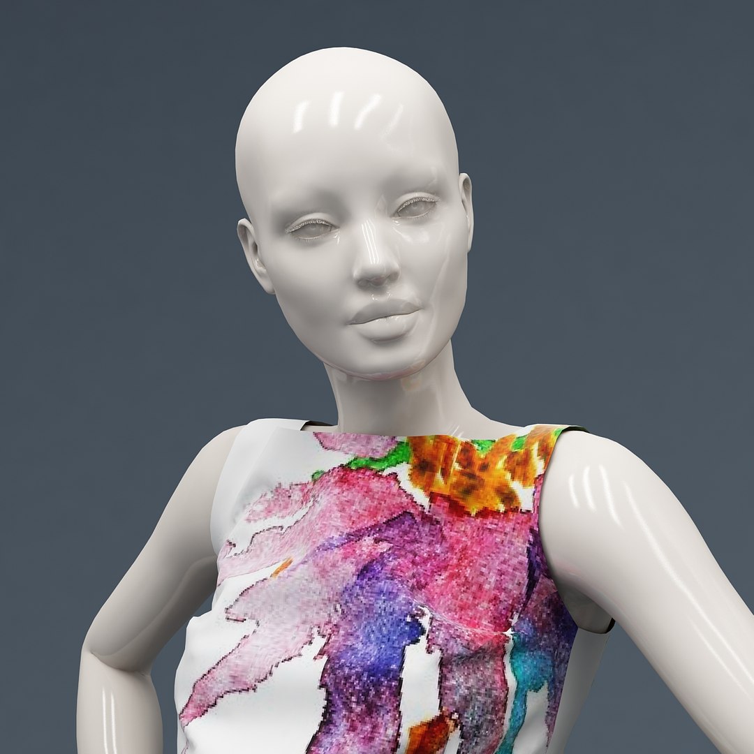 Dress Mannequin 3d Model
