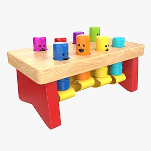 wood toy 3D