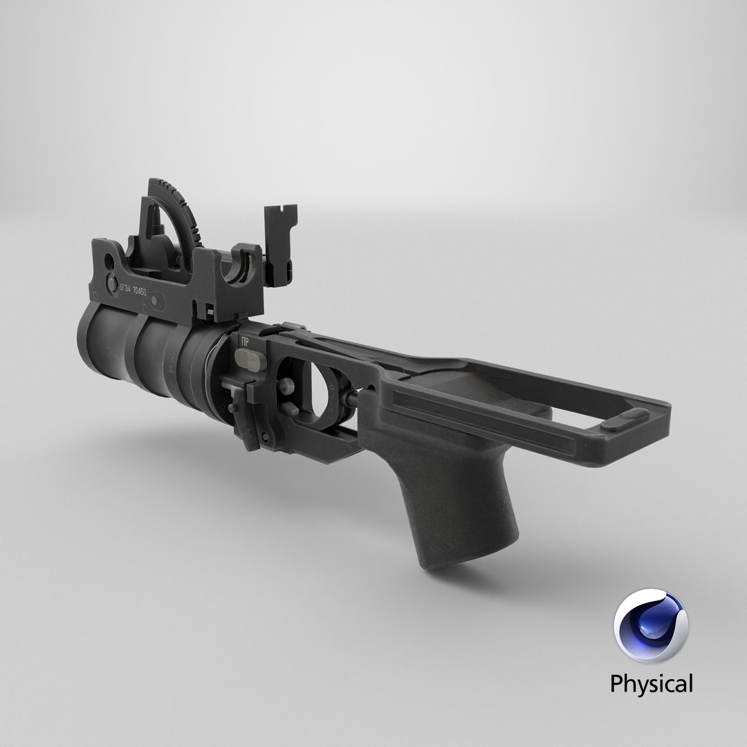 GP-34 Grenade Launcher GP34 3D model https://p.turbosquid.com/ts-thumb/xi/2aZQqS/W9/stemcell_cinema_4d_physical_render/png/1734025163/1920x1080/fit_q87/8c4e311cc6b8f9e5fe6807bcfca0a8b2684079cd/stemcell_cinema_4d_physical_render.jpg