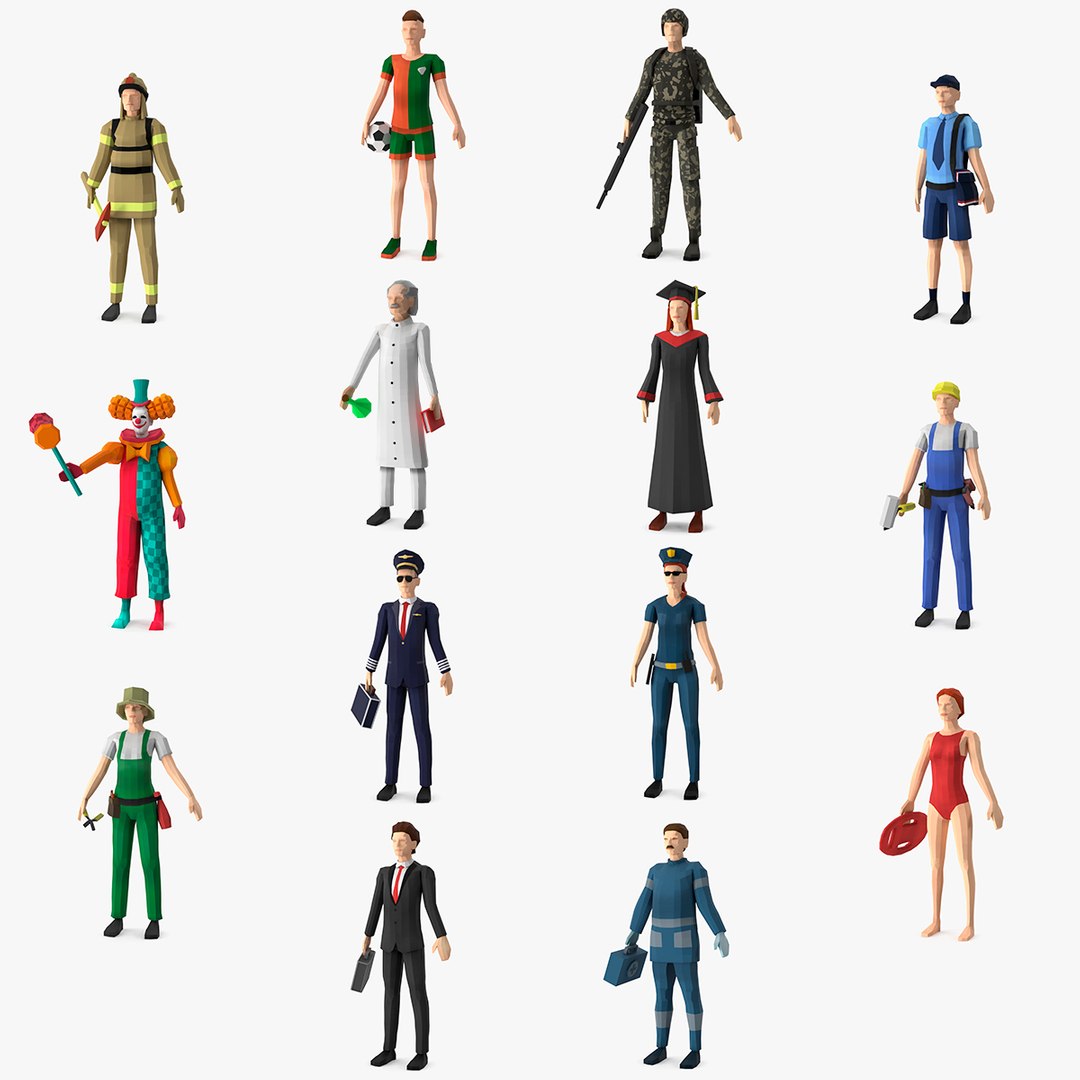 Big Low Poly Characters Collection model https://p.turbosquid.com/ts-thumb/xi/3mIKqD/Hf/big_low_poly_characters_collection_000/jpg/1741183799/1920x1080/fit_q87/efde93702963f98c6db442f3d9fea49de01ed388/big_low_poly_characters_collection_000.jpg