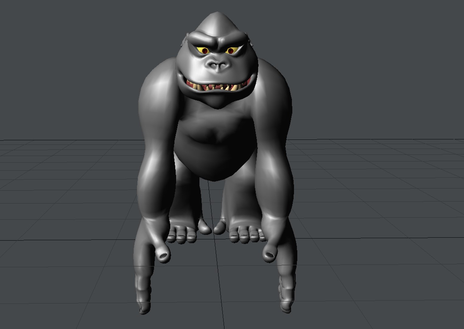 3d Model Of Gorilla