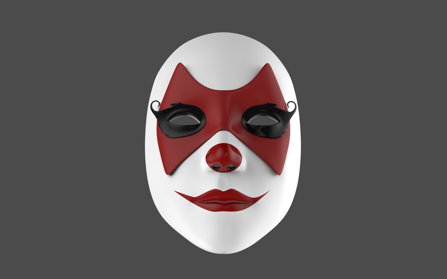 Mask Clown 3D Model TurboSquid 2069098