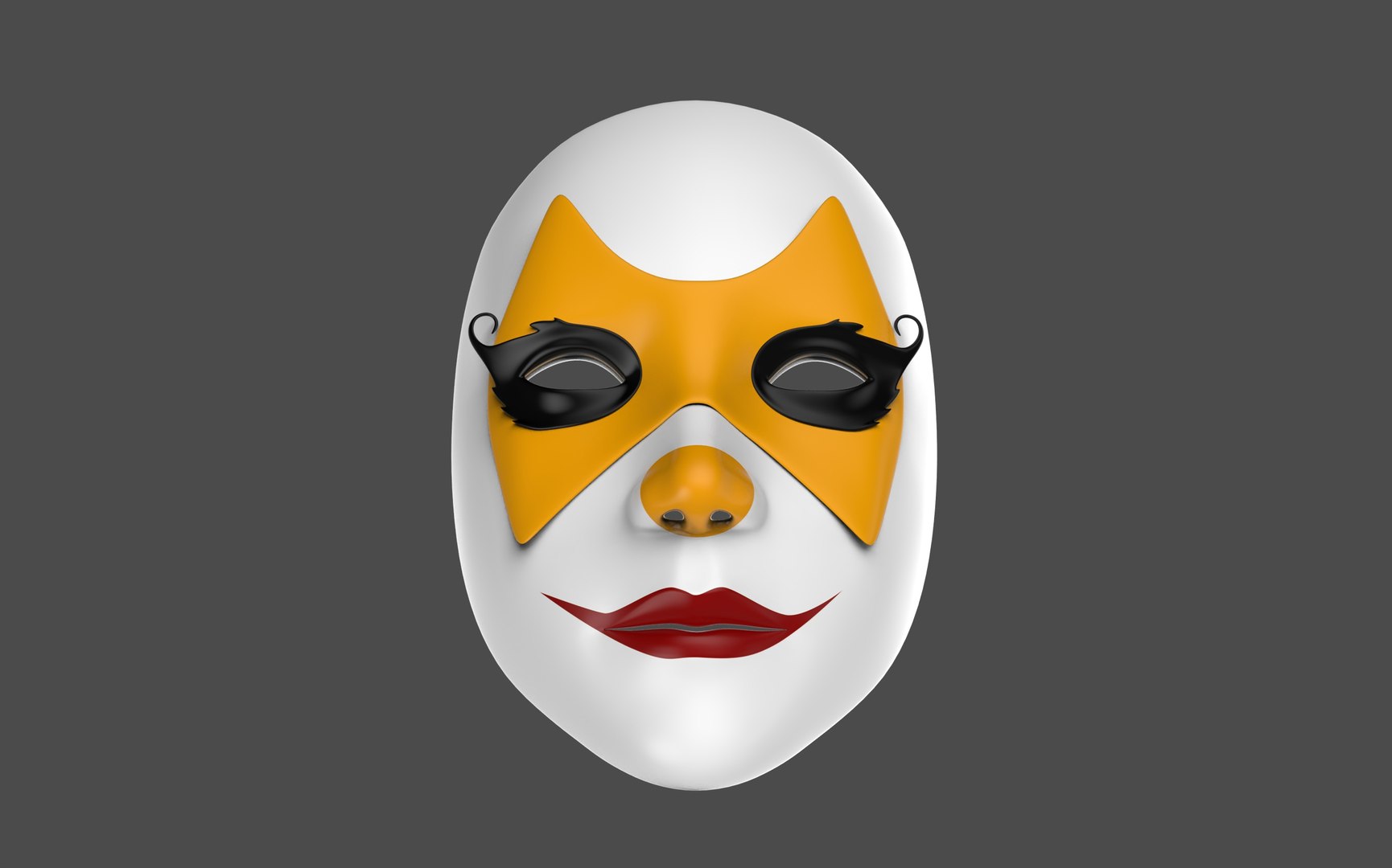 Mask Clown 3D Model TurboSquid 2069098