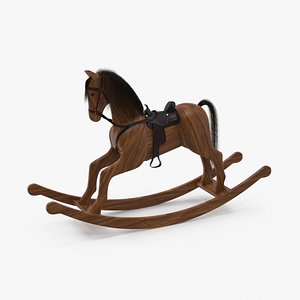 Rocking Horse 01 Brown