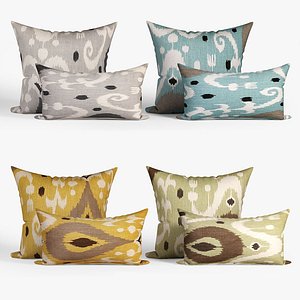 3D decorative pillows dot bo