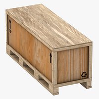 Cargo Wooden Crate 05