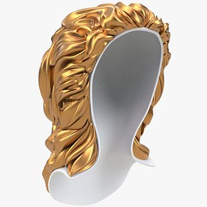 3D model Sculpted Hair X1 CNC