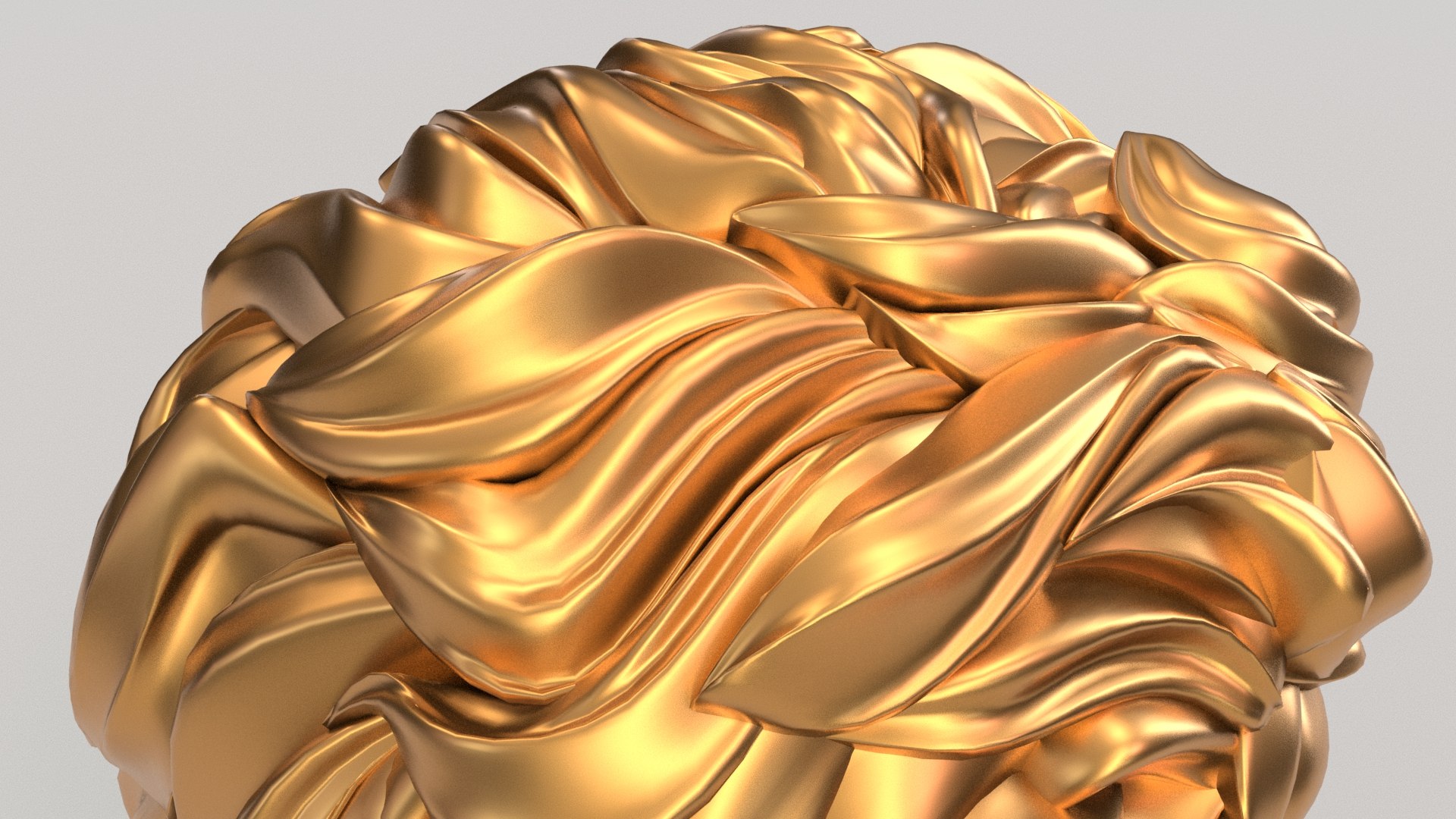 3D Model Sculpted Hair X1 CNC - TurboSquid 1749872