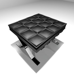 barcelona ottoman 3d obj