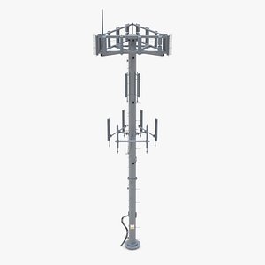 3D telecommunication tower communication model