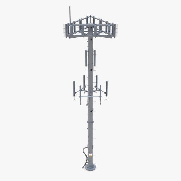 3D telecommunication tower communication model