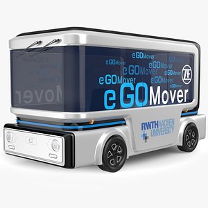 mover bus electric 3D