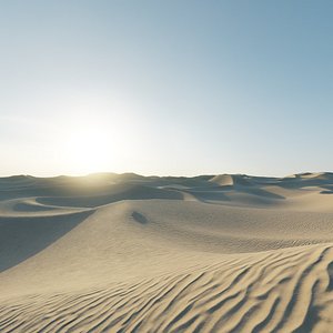 3D Large Scale Desert Terrain