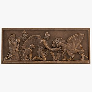 Relief Genius Peace Freedom 3D model