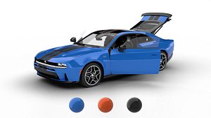 Dodge Charger Scat Pack Sixpack 2026 HQ 3d model 3D model