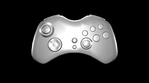 basic arcade controller 3d model
