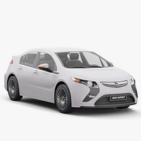Opel Ampera 2013 lowpoly