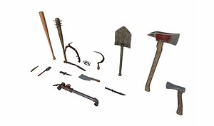Melee Weapons pack 2 3D